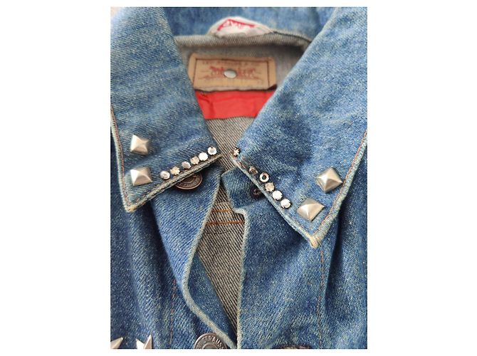 Chaqueta vaquera Levi's bordada de pájaro Azul Multicolor - vista 10