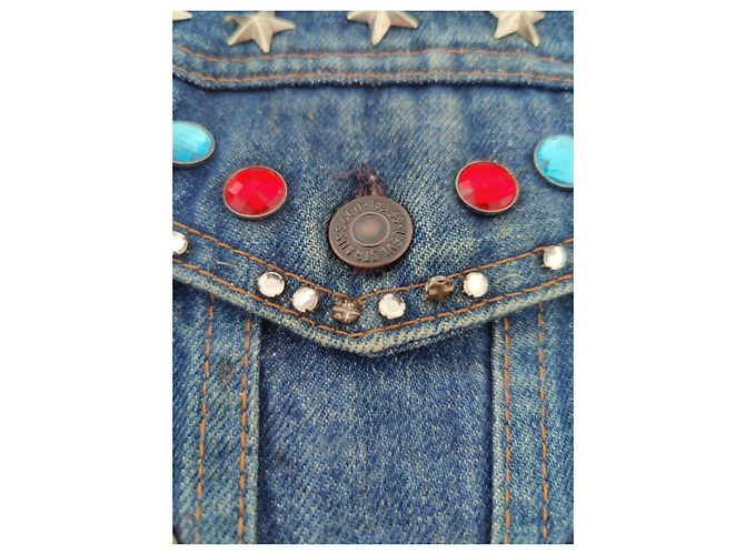 Chaqueta vaquera Levi's bordada de pájaro Azul Multicolor - vista 12