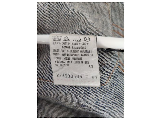 Chaqueta vaquera Levi's bordada de pájaro Azul Multicolor - vista 14