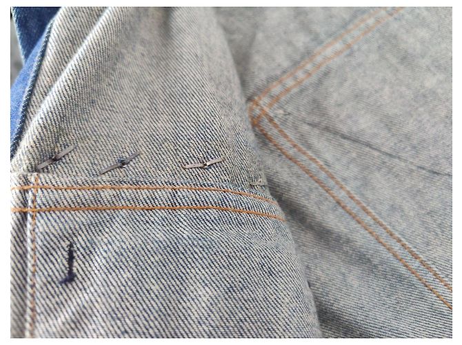 Chaqueta vaquera Levi's bordada de pájaro Azul Multicolor - vista 15