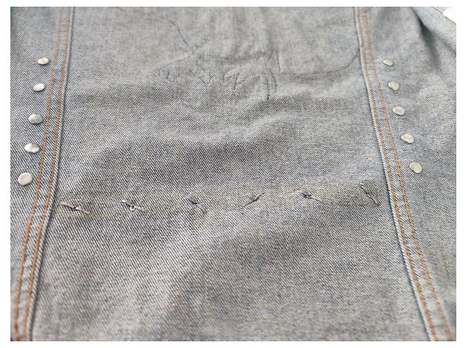 Chaqueta vaquera Levi's bordada de pájaro Azul Multicolor - vista 16