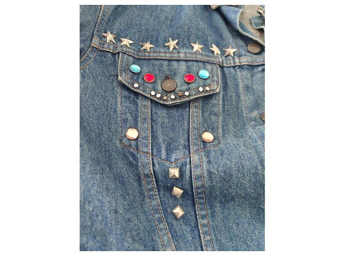Chaqueta vaquera Levi's bordada de pájaro Azul Multicolor - vista 19