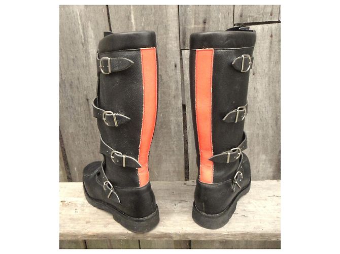 Paraboot Parasouple Botas Biker Cuero Negro - vista 4