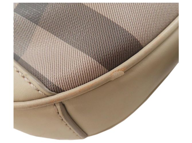 Borsa Tote Burberry Check Marrone - vista 16
