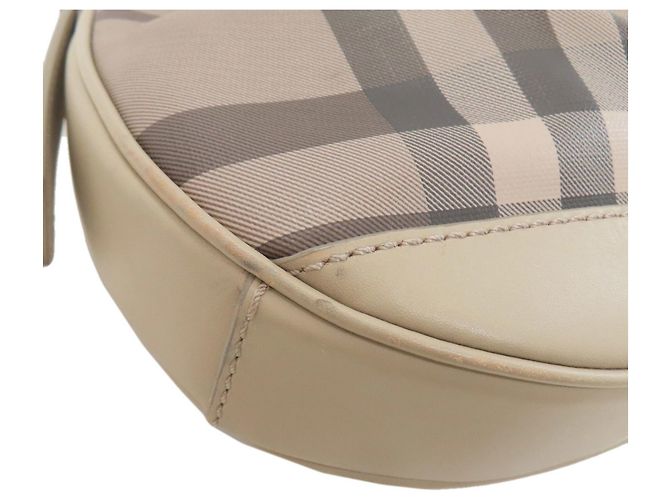 Borsa Tote Burberry Check Marrone - vista 17