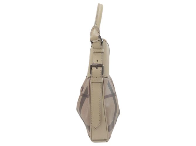 Borsa Tote Burberry Check Marrone - vista 3