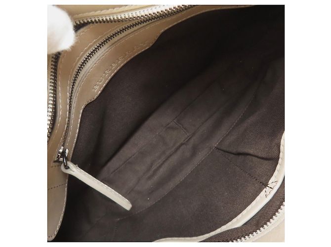 Borsa Tote Burberry Check Marrone - vista 5