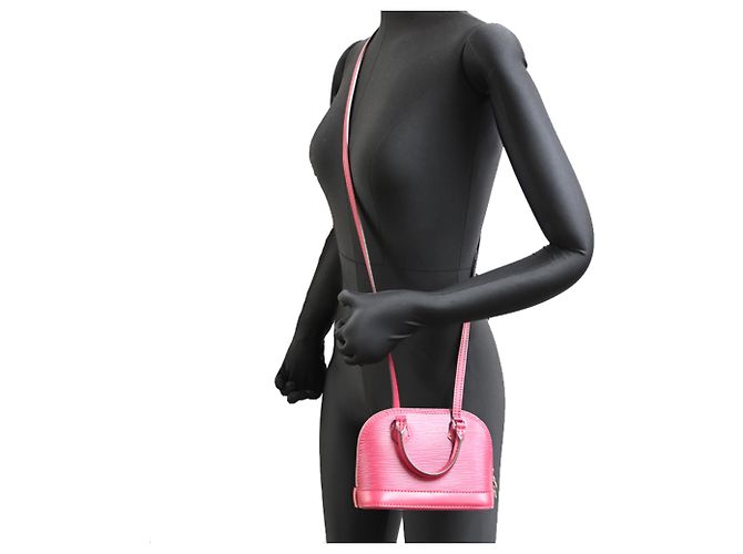 Louis Vuitton Nano Alma Women's Shoulder Bag Fuschia - view 9