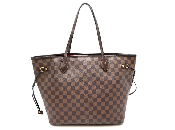 Louis Vuitton Neverfull MM Women's Tote Bag Brown - view 2