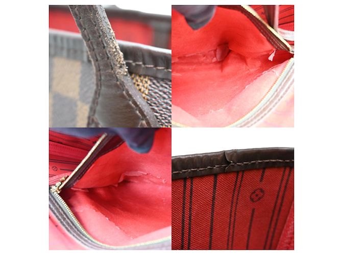 Louis Vuitton Neverfull MM Women's Tote Bag Brown - view 7