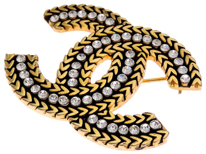 Chanel Coco Mark Strass-Brosche - Ansicht 2