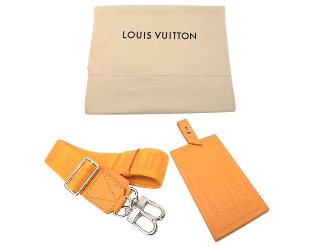 Borsa a tracolla Louis Vuitton City Keepall da uomo Giallo - vista 8