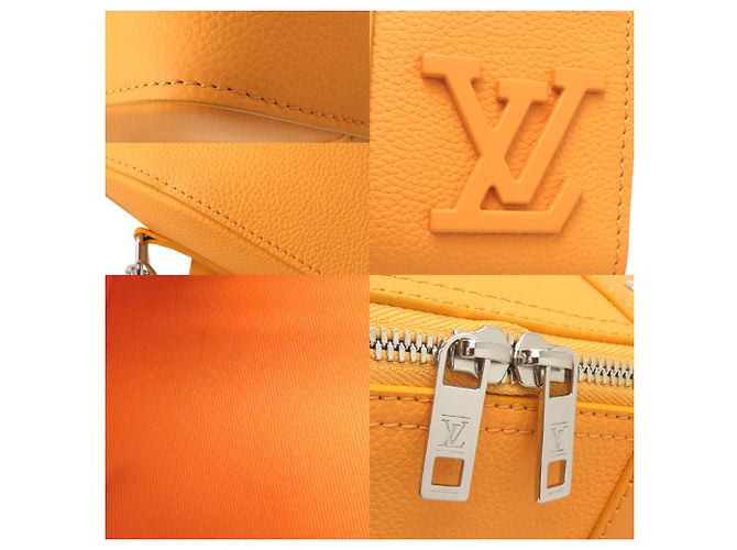 Borsa a tracolla Louis Vuitton City Keepall da uomo Giallo - vista 9