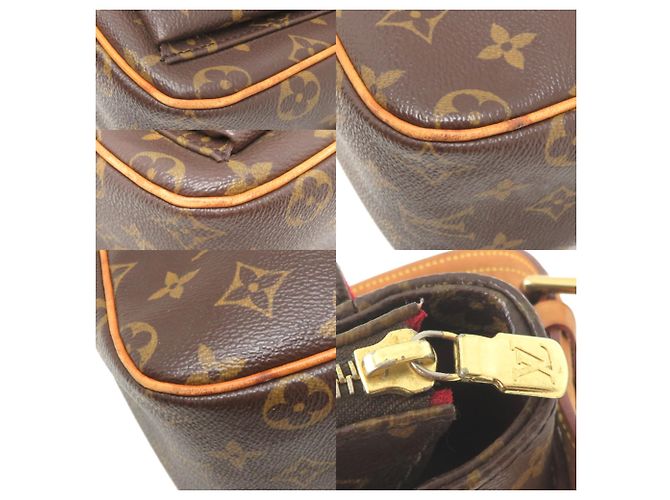 Borsa a tracolla Vivacite GM da donna Louis Vuitton Marrone - vista 10