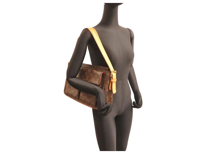 Borsa a tracolla Vivacite GM da donna Louis Vuitton Marrone - vista 9