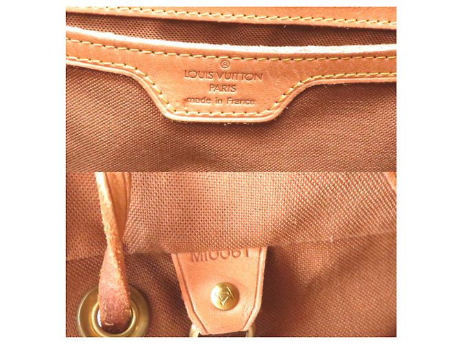 Zaino Montsouris GM da donna Louis Vuitton Marrone - vista 7