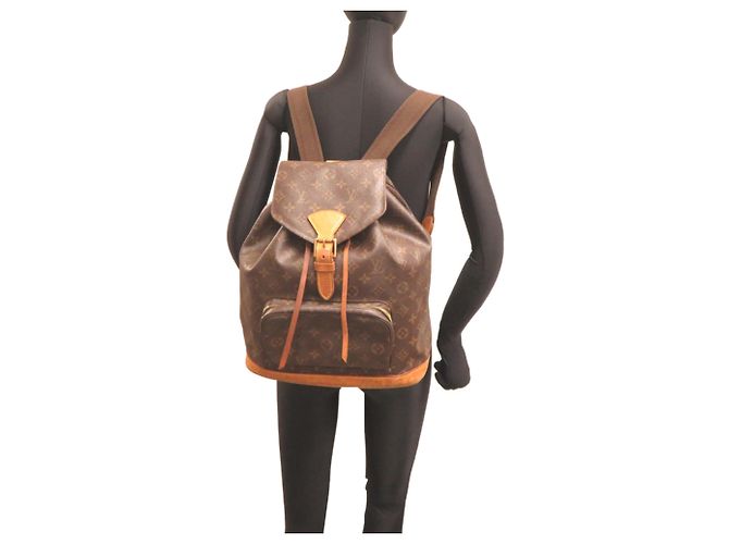 Zaino Montsouris GM da donna Louis Vuitton Marrone - vista 8
