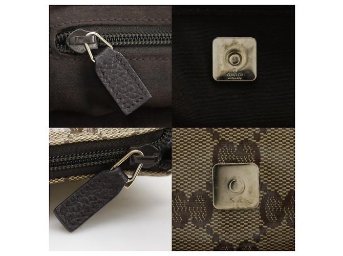 Borsa a Spalla Gucci GG Crystal Marrone - vista 12