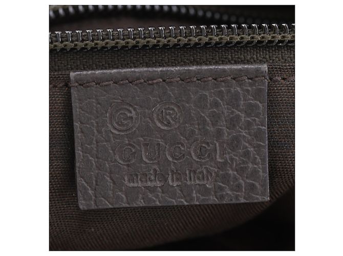 Borsa a Spalla Gucci GG Crystal Marrone - vista 13