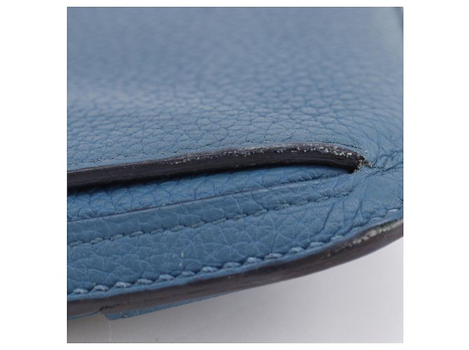 Hermès Portafoglio lungo Dogon Hermes Blu - vista 11