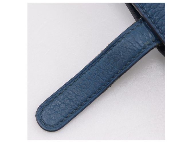 Hermès Portafoglio lungo Dogon Hermes Blu - vista 14