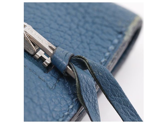 Hermès Portafoglio lungo Dogon Hermes Blu - vista 15