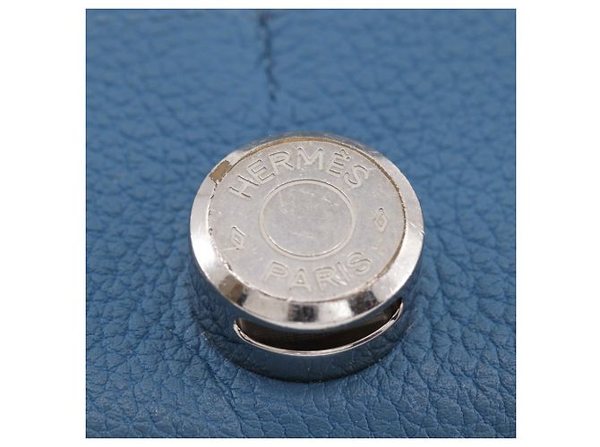 Hermès Portafoglio lungo Dogon Hermes Blu - vista 17