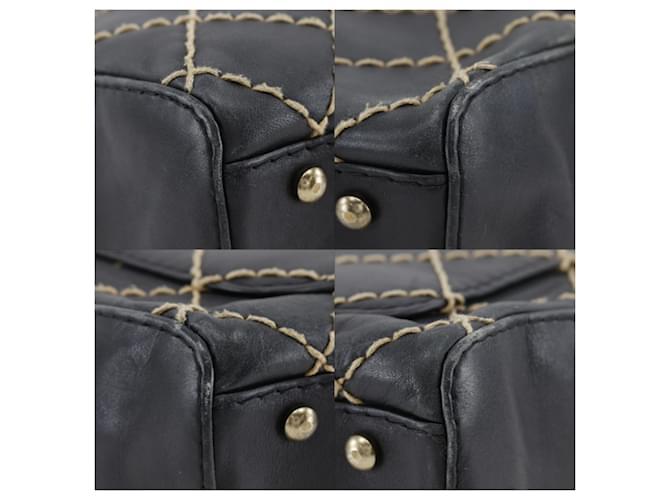 Borsa Chanel Wild Stitch Nero - vista 4