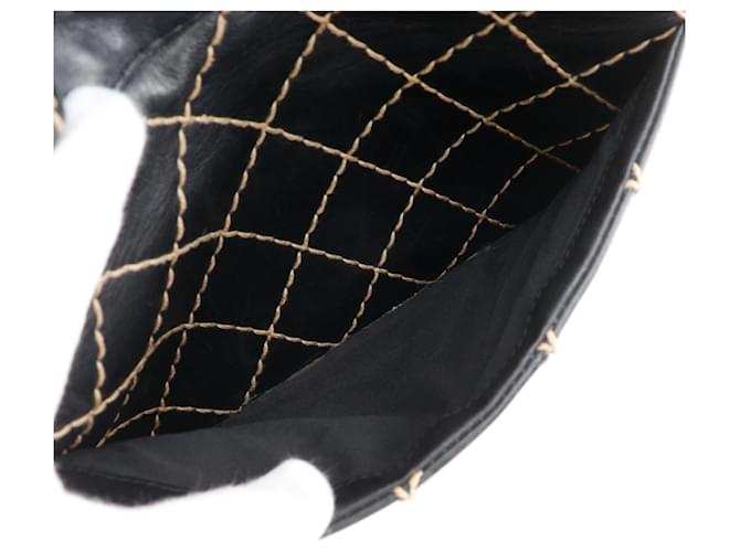 Borsa Chanel Wild Stitch Nero - vista 6