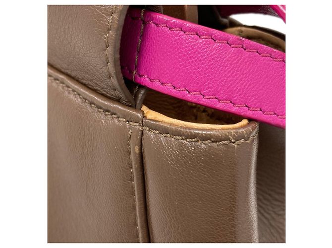 Borsa Fendi Peekaboo Mini 2-Way Marrone Rosa - vista 14