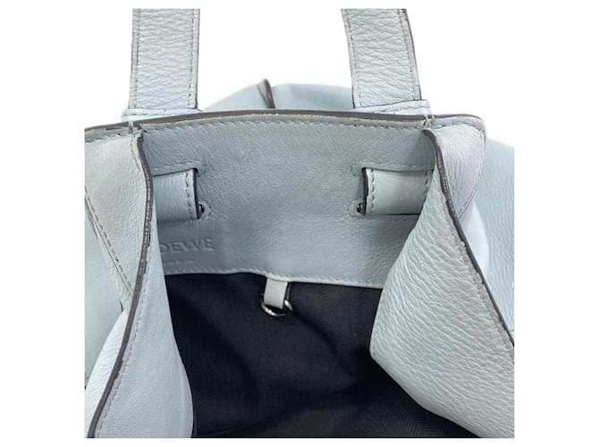 Borsa Loewe Hammock 2-Way Blu chiaro - vista 10