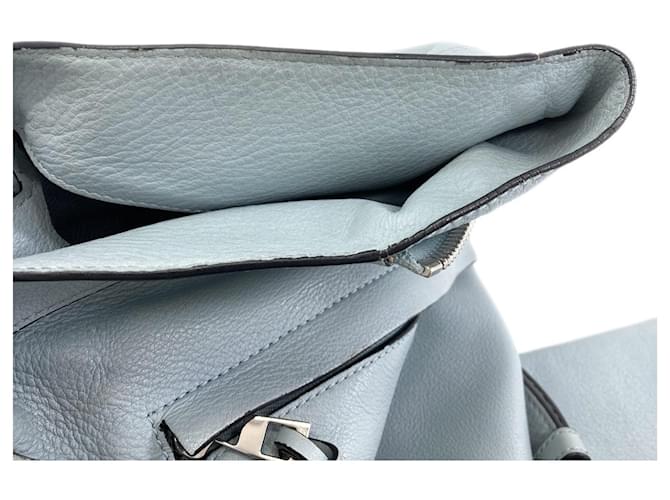 Borsa Loewe Hammock 2-Way Blu chiaro - vista 11