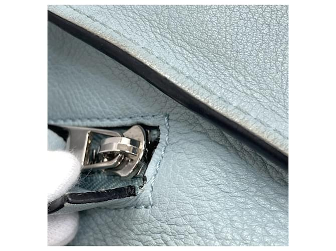 Borsa Loewe Hammock 2-Way Blu chiaro - vista 14