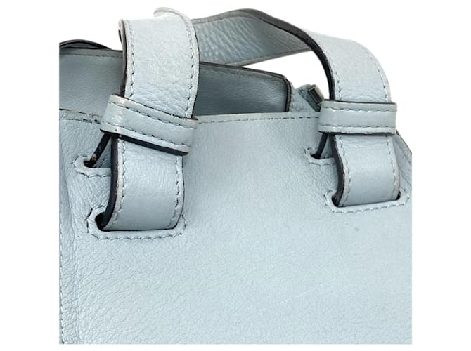 Borsa Loewe Hammock 2-Way Blu chiaro - vista 20