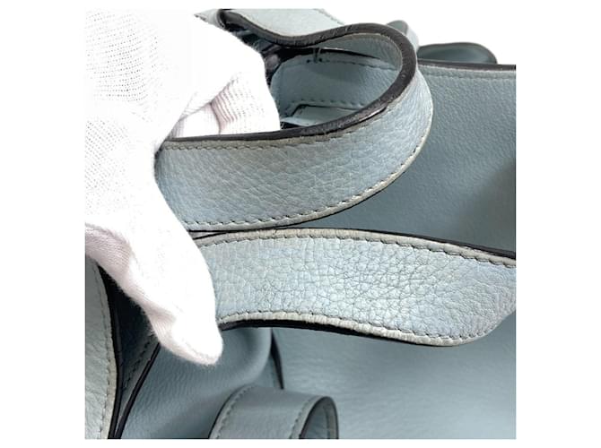 Borsa Loewe Hammock 2-Way Blu chiaro - vista 21
