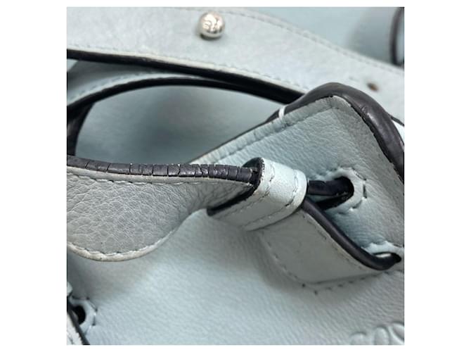 Borsa Loewe Hammock 2-Way Blu chiaro - vista 22