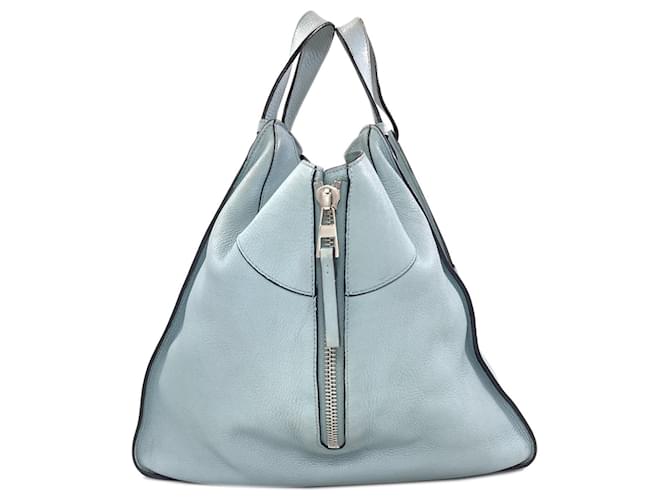 Borsa Loewe Hammock 2-Way Blu chiaro - vista 3
