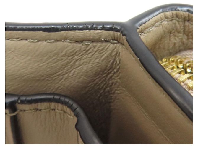 Loewe Anagram Leder-Bifold-Geldbörse Braun - Ansicht 11