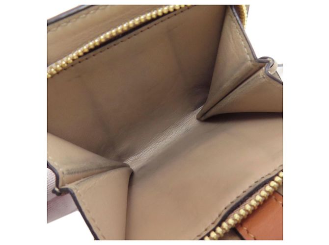 Loewe Anagram Leder-Bifold-Geldbörse Braun - Ansicht 6