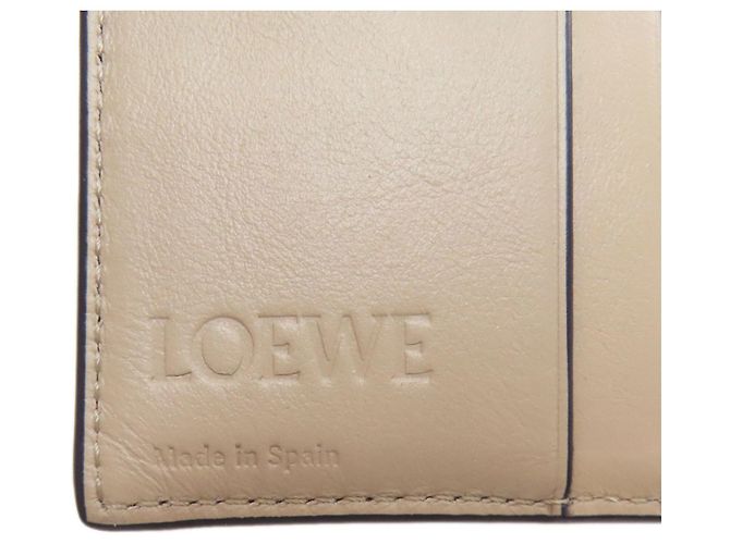 Loewe Anagram Leder-Bifold-Geldbörse Braun - Ansicht 7