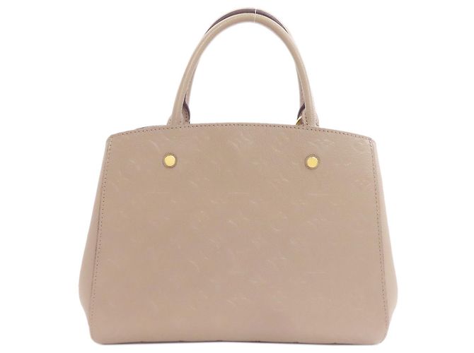 Borsa Louis Vuitton Montaigne MM Taupe - vista 2