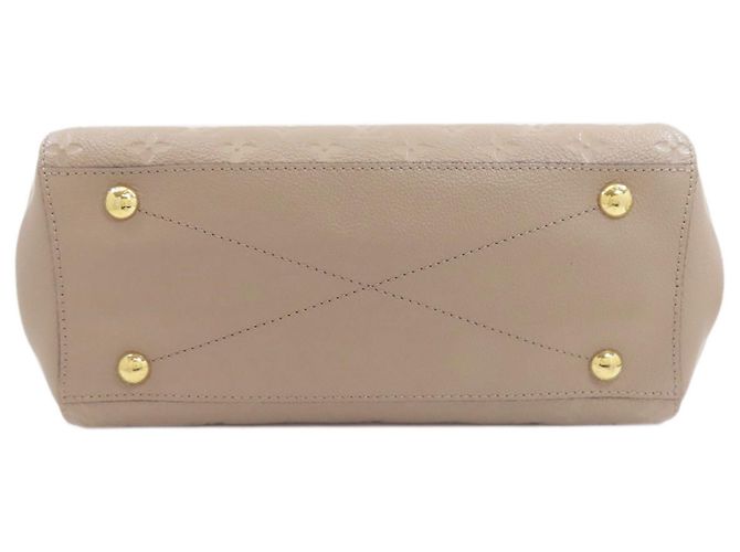 Borsa Louis Vuitton Montaigne MM Taupe - vista 4