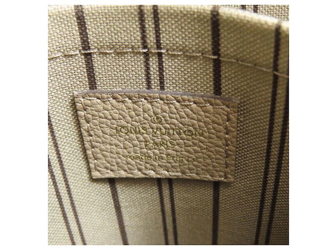 Borsa Louis Vuitton Montaigne MM Taupe - vista 6