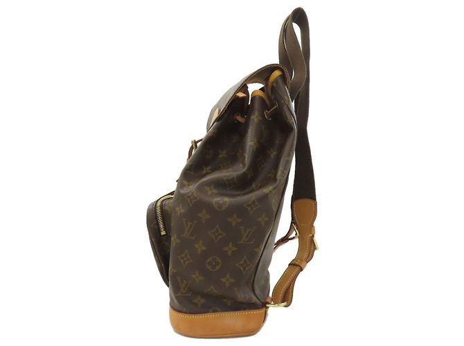 Zaino Louis Vuitton Montsouris GM Monogramma - vista 3