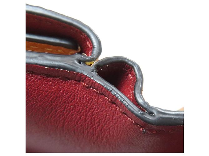 Loewe Anagram Tri-fold Leather Wallet Brown - view 10