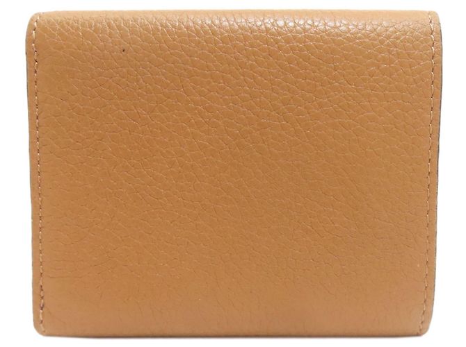 Loewe Anagram Tri-fold Leather Wallet Brown - view 2