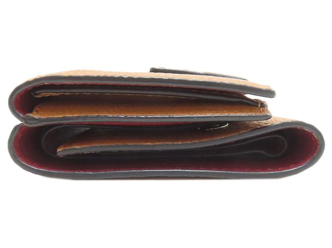 Loewe Anagram Tri-fold Leather Wallet Brown - view 3