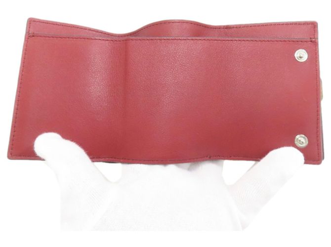 Loewe Anagram Tri-fold Leather Wallet Brown - view 4