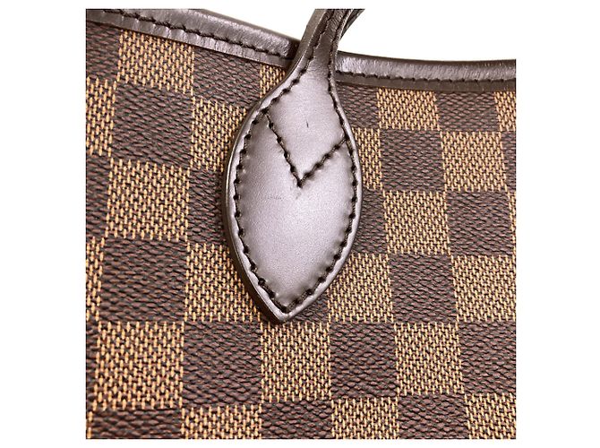 Borsa Tote Louis Vuitton Neverfull MM Damier ebene - vista 12