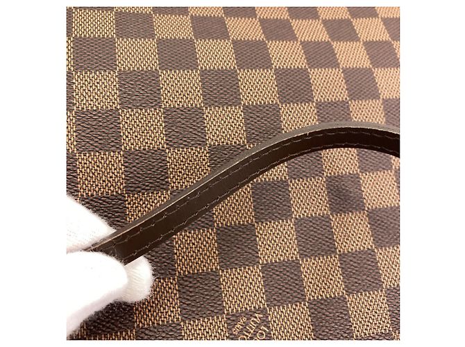Borsa Tote Louis Vuitton Neverfull MM Damier ebene - vista 13